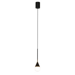Lampa Wisząca Nata 1xLED czarna PL0104-BK PL0104-BK
