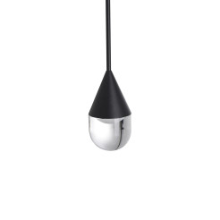 Lampa Wisząca Nata 1xLED czarna PL0104-BK PL0104-BK