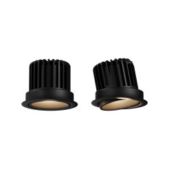 Oczko podtynkowe Pik LED czarne RL0106-CCT-BK RL0106-CCT-BK
