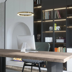 Żyrandol Aurum S 1xLED złoty PL0116-50 PL0116-50