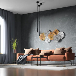 Lampa Wisząca Elysia 1xLED czarna PL0121-BK PL0121-BK