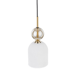 SOPHIA COGNAC WHITE LAMPA WISZACA 1XE14 11020