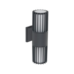 RIBO GRAY KINKIET IP54 2XE27 11507