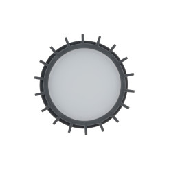 RIBO GRAY LAMPA SUFITOWA IP54 1XE27 11508