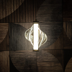 ELVA BRASS LAMPA WISZĄCA LED 8W 18212