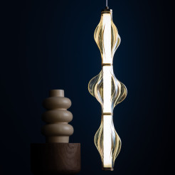ELVA BRASS LAMPA WISZĄCA LED 22W 18214