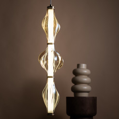 ELVA BRASS LAMPA WISZĄCA LED 22W 18214