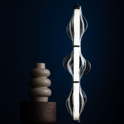 ELVA BLACK  LAMPA WISZĄCA LED 22W 18215