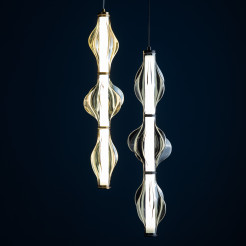 ELVA BLACK  LAMPA WISZĄCA LED 22W 18215