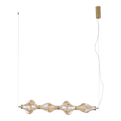 ELVA BRASS LAMPA WISZĄCA LED 30W 18216