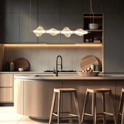 ELVA BRASS LAMPA WISZĄCA LED 30W 18216
