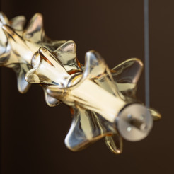ELVA BRASS LAMPA WISZĄCA LED 30W 18216