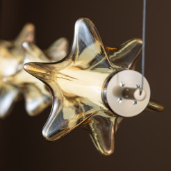 ELVA BRASS LAMPA WISZĄCA LED 30W 18216