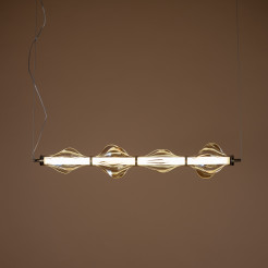 ELVA BRASS LAMPA WISZĄCA LED 30W 18216