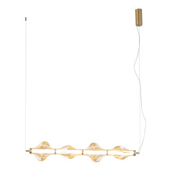 ELVA BRASS LAMPA WISZĄCA LED 30W 18216