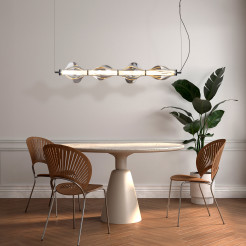 ELVA BLACK LAMPA WISZĄCA LED 30W 18217