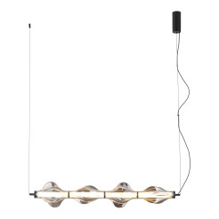 ELVA BLACK LAMPA WISZĄCA LED 30W 18217