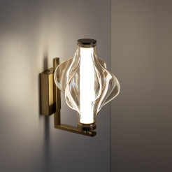 ELVA BRASS KINKIET LED 8W 18218