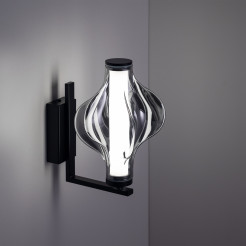 ELVA BLACK KINKIET LED 8W 18219
