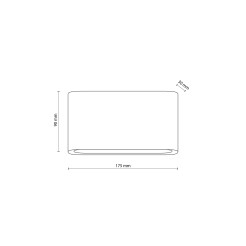 ARWENA M GRAY KINKIET IP 54 18083