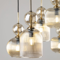 SOPHIA COGNAC LAMPA WISZĄCA 6XE14 11044