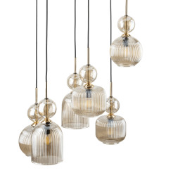 SOPHIA COGNAC LAMPA WISZĄCA 6XE14 11044