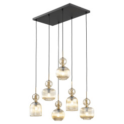 SOPHIA COGNAC LAMPA WISZĄCA 6XE14 11044