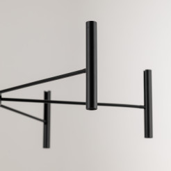 NIVA BLACK LAMPA WISZĄCA LED 30W 18223