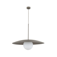 SLATE NEW BROWN GLASS LAMPA WISZĄCA1XE27 11347