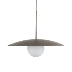 SLATE NEW BROWN GLASS LAMPA WISZĄCA1XE27 11347