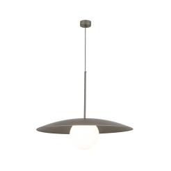 SLATE NEW BROWN GLASS LAMPA WISZĄCA1XE27 11347