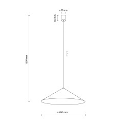 LUME XL NEW BROWN LAMPA WISZĄCA 1XGX53 11272