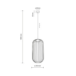 SPHERA S BRICK LAMPA WISZĄCA 1XGX53 11308