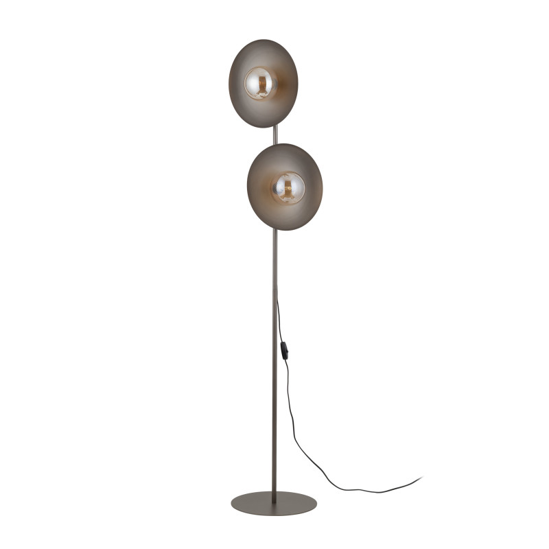SLATE NEW BROWN GLASS LAMPA PODŁOGOWA 2XG9 16190
