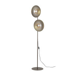 SLATE NEW BROWN GLASS LAMPA PODŁOGOWA 2XG9 16190