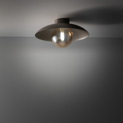 SLATE NEW BROWN GLASS KINKIET 1XG9 11352