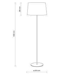 MAJA SABIA LAMPA PODŁOGOWA 1XE27 16180