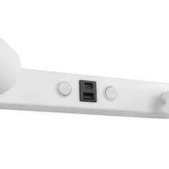 NEX WHITE KINKIET 2XGU10 / USB 11355