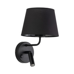 MAJA BLACK KINKIET 1XE27 / 1XG9 11392