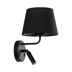 MAJA BLACK KINKIET 1XE27 / 1XG9 11392
