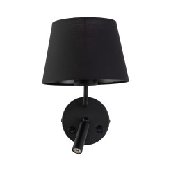 MAJA BLACK KINKIET 1XE27 / 1XG9 11392