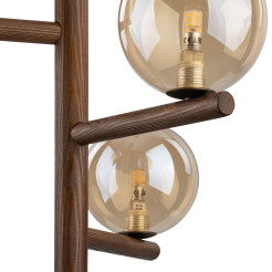 ESTERA WOOD ORZECH BURSZTYN LAMPA WISZACA 3XG9 11095