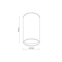 TOP SABIA LAMPA PUNKTOWA 1XGU10 11338