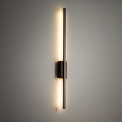 FLASH NEW BROWN WOOD KINKIET M 1 LED 11404