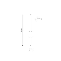 FLASH NEW BROWN WOOD KINKIET M 1 LED 11404