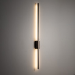 FLASH NEW BROWN WOOD KINKIET L 1 LED 11405