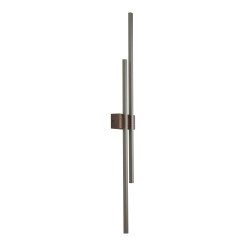 FLASH NEW BROWN WOOD KINKIET 2 LED 11406