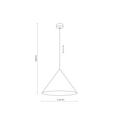 CONO M NAVY LAMPA WISZĄCA 1XE27 11414