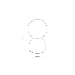MIKI PISTACIO BIG LAMPKA NOCNA 1XE27 11430