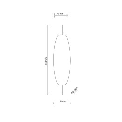 MAREVA M ORZECH LED KINKIET 11433